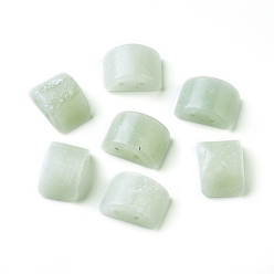 Новый Нефрит Естественные новые нефритовые многожильные связи, арка, 14.5~15x9~10.5x6.5~7.5 мм, отверстие : 1~1.2 мм