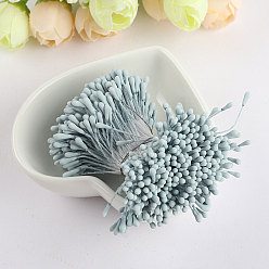 Светло-Синий Пластиковый искусственный матовый цветочный сердечник, для свадебного прохода центральные столовые конфетти вечерние сувениры украшения дома, голубой, 2 мм