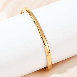 Золотой 201 из нержавеющей стали браслеты для мужчин, золотые, 1/8 дюйм (0.4 см), внутренний диаметр: 2-3/8x2 дюйм (6x5 см)