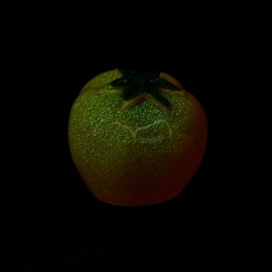 Помидор Украшения из светящейся смолы, украшения для дома, светится в темноте, помидор, 17.5x17.5x15.5 мм