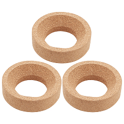 Цвет Древесины Пробка для колб с круглым дном, штатив для пробирок, деревесиные, 80x30 мм, внутренний диаметр: 59 мм, отверстие: 31 мм