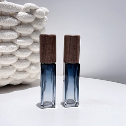 Морской Синий Стеклянные распылители с насосом, многоразовый флакон духов, Marine Blue, 1.8x1.8x8.8 см, емкость: 10 мл (0.34 жидких унций)