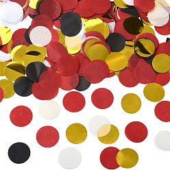 (52) Непрозрачная лаванда 50 г бумажное конфетти на столе, для праздничных украшений, круглые, разноцветные, 26x0.02 мм