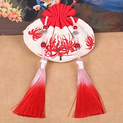 Цветок Наборы для вышивания саше своими руками, включая ткань для вышивания и нитки, игла, пяльцы, инструкция, цветок, 110x100 мм