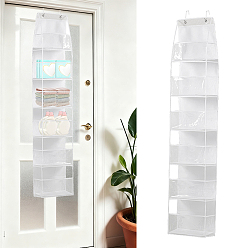 Белый Подвесные сумки для хранения из ПВХ и нетканого материала, прямоугольные, белые, 1620x310x4 мм