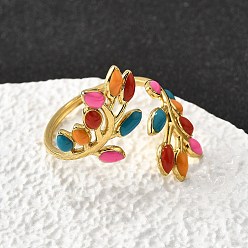 Золотой 304 из нержавеющей манжеты кольца стальные эмалированные, лист, вакуумное покрытие pvd, золотые, внутренний диаметр: 19 мм