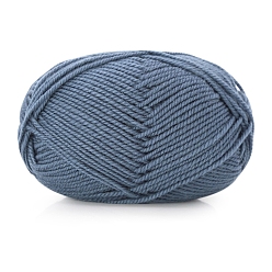 Шифер Серый Пряжа для вязания из шелка и шерсти, для одежды шарфы свитера шали шапки, шифер серый, 0.5~1.2 мм, около 102.80 ярдов (94 м) / моток