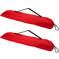Красный 2шт. нейлоновая сумка для хранения складного стула, красные, 910x232x1.5 мм