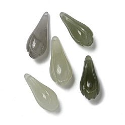 Nephrite Jade Подвеска из натурального нефрита/нефрита Хэтян, , 18x7.5x7 мм, отверстие : 1 мм