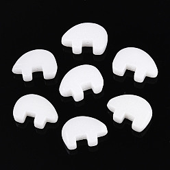Белый Нефрит Бусины из натурального белого нефрита, Zuni медведь, 12~13x18.5~19.5x6~6.5 мм, отверстие : 1 мм, около 28~33 шт / нитка, 12.99~16.54 дюйм (33~42 см)