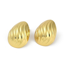 Золотой Вакуумное покрытие pvd 201 серьги-гвоздики из нержавеющей стали с эффектом слезы для женщин, с 304 штифтов из нержавеющей стали, золотые, 26x19 мм