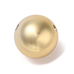 Doré  Ccb perles en plastique, ronde, or, 16mm, Trou: 2mm