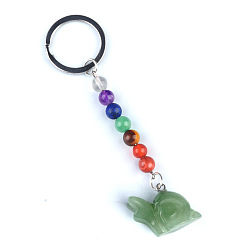 Зеленый Авантюрин Зеленый авантюрин брелок, с кварцевым резонатором, аметист, ляпис, авантюрин, красный агат, красная яшма, улитка, 10 см