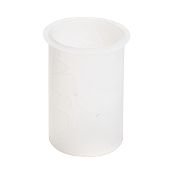 Blanco Moldes de vela de silicona diy, para hacer velas, blanco, 5.2x7.1 cm