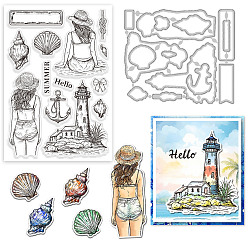 Human 1 трафареты для резки штампов из углеродистой стали, с 1 штампами из листового ПВХ, для diy scrapbooking, человек, штампы: 160x110x3мм; трафареты: 126x109x0.8мм