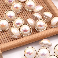 Фора Акриловая кнопка хвостовика, плоско-круглые, оранжевые, 11 мм