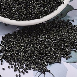 (DB2261) Черный Пикассо Бусины miyuki delica, цилиндр, японский бисер, 11/0, (дБ 2261) черный Пикассо, 1.3x1.6 мм, отверстия: 0.8 мм, около 10000 шт / мешок, 50 г / мешок