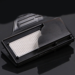 Черный Блок точилки для карандашей для художественного эскиза, рисования карандашом, карандашная шлифовальная машина, Точилка для карандашей для рисования с держателем для зажима, чёрные, 10.7x4.6 см