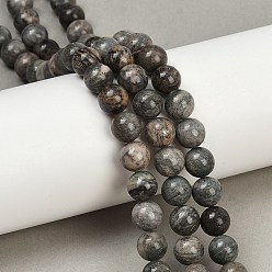 Природный Драгоценный Камень Природных драгоценных камней бисер нитей, круглые, 8 мм, отверстие : 0.8 мм, около 50 шт / нитка, 15.63'' (39.7 см)