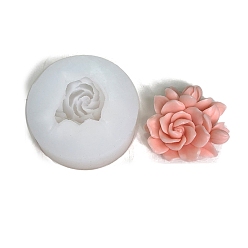 Цветок Пищевые силиконовые формы для гардении, формы помады, для украшения торта поделки, цвет шоколада, конфеты, изготовление ювелирных изделий на основе смолы и эпоксидной смолы, цветок, 85x35 мм, внутренний диаметр: 40x43 мм