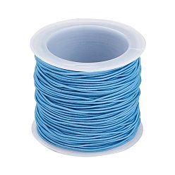 Light Sky Blue Elastic Cord, Light Sky Blue, 1mm, about 22.96 yards(21m)/roll