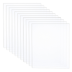 Прозрачный Прозрачная пластиковая доска с защитной бумагой для замены фоторамки, сделай сам выставочные проекты, , прямоугольные, прозрачные, 17.8x12.8x0.04 см