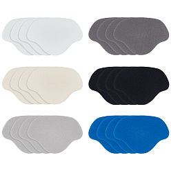 (52) Непрозрачная лаванда 6 сумки 6 цветная тканевая заплатка для ремонта каблука, Самоклеящиеся средства для ремонта дырок в кроссовках и балетках, разноцветные, 58x85x1 мм, 4 шт / пакет, 1 сумка / цвет