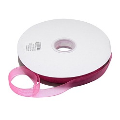 Pink Полиэстер органза лента, розовые, 1/2 дюйм (13 мм), 200 ярдов / рулон (182.88 м / рулон)