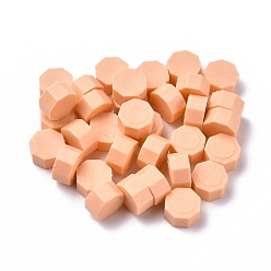 Сэнди Коричневый Частицы сургуча, для ретро печать печать, восьмиугольник, песчаный коричневый, 9 мм, около 1500 шт / 500 г