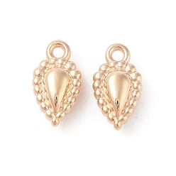 Золотой Пластмассовые подвески ccb, слеза, золотые, 18.5x10.5x7 мм, отверстие : 2 мм