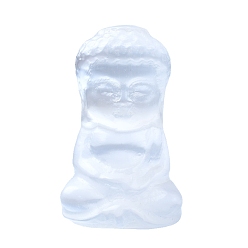 Gesso Натуральный марокканский гипс скульптура младенца Будды витрина украшения, для домашнего офисного стола, 48x40x80 мм