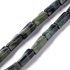 Яшма Камбаба Натуральные пряди камбабы из яшмы, Twist колонки, 19~21.5x8~9.5x8~9.5 мм, отверстие : 1.2 мм, около 20 шт / нитка, 15.67''~16.34'' (39.8~41.5 см)