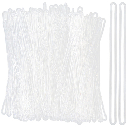 Прозрачный 100шт. ПВХ ленты, прозрачные, 140x8x2.5 мм