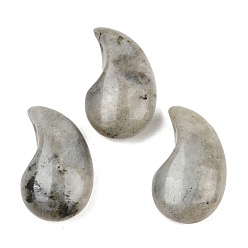 Лабрадорита Природные подвески лабрадорита, прелести магатама, 28.5~29x17.5x11~12 мм, отверстие : 2~3 мм