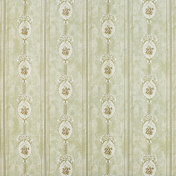 Gainsboro Mini Dollhouse Living Room Bedroom Wallpaper, Dollhouse Decorative Sticker Sheet, Gainsboro, 500x372x0.3mm