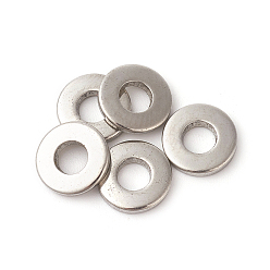 Нержавеющая Сталь Цвет Устойчивы к потускнению 201 соединительные кольца из нержавеющей стали, пончик, цвет нержавеющей стали, 9x1.5 мм, внутренний диаметр: 4 мм