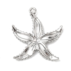 Нержавеющая Сталь Цвет 304 подвески из нержавеющей стали, цветочный шарм, цвет нержавеющей стали, 26.5x24x2 мм, отверстие : 1.8 мм