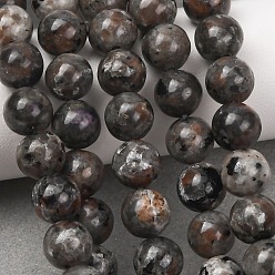 Syenite Natural Fluorescent Syenite Rock(Glow under UV Light) Beads Strands, Smooth Round, 8~9mm, Hole: 1mm, about 45~49pcs/strand, 14.96''(38cm)~15.75''(40cm)