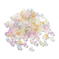 Mixed Color UV Plating Acrylic Beads, Iridescent, Luminous Glow in the Dark, Mixed Color, 6.5~7x7x5~5.5mm, Hole: 1.9mm