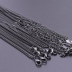 Черный 304 нержавеющая сталь 3 мм панцирные цепочки, чёрные