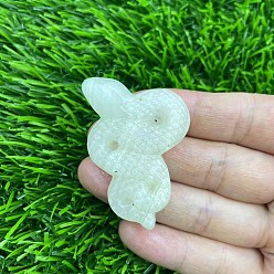 Нефрит Натуральный нефрит резная статуя змеи украшение дома, Статуэтки по фен-шуй для украшения домашнего офиса, 50 мм