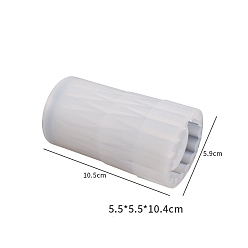 Белый Силиконовые формы для ваз своими руками, формы для литья цемента из смолы и гипса, белые, 59x105 мм