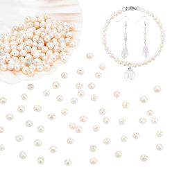 Antique White 200Pcs Natural Cultured Freshwater Pearl Beads Strands, Potato, Antique White, 4~6x4~6x4~6mm, Hole: 0.5mm
