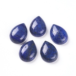 Lapis Lazuli Natural Lapis Lazuli Cabochons, Dyed, teardrop, 17.5~18x13~13.5x5~6mm