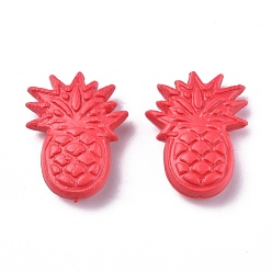 Малиновый Частицы сургуча, для ретро печать печать, ананас, малиновый, 18x13x5 мм , около 45~59 шт / мешок