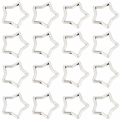 Античное Серебро Тибетский стиль сплава шарика кадра, звезда, античное серебро, 14.5x15.5x3 мм, отверстие : 1.5 мм, 10 шт / пакет, 10 пакеты / комплект