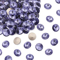 20410 Tanzanite Preciosa® maxima кристалл круглые камни, чешский хрусталь, биконус(436 11 177 риволи), срыв твердой мозговой оболочки, 20410 танзанит, ss 29 (6.15~6.35 мм)