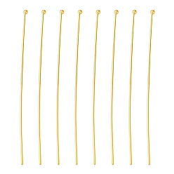 Золотой Контакты латунь шаровой головкой, без никеля , золото, размер: толщина около 0.6 мм (калибр 22), 50 мм длиной, Руководитель: 1.5 mm