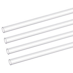 Clear Transparent Acrylic Pipe, Multipurpose Pipe, Clear, 250x8mm