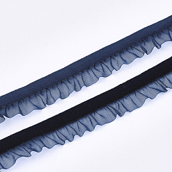 Прусский Синий Бархатная лента из органзы, берлинская лазурь, 5/8 дюйм (15 мм), около 20 ярдов / рулон (18.29 м / рулон)